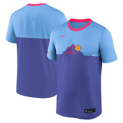 Colorado Rockies Nike Authentic Collection City Connect Velocity Dri-FIT T-Shirt - Light Blue T-shirts