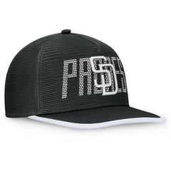 San Diego Padres Fanatics Let's Glow Line Drive Snapback Hat - Black Hats