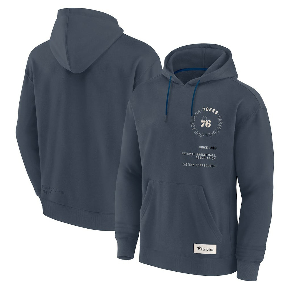 Philadelphia 76ers Future Ground Info Elements Premium Pullover Hoodie Blue