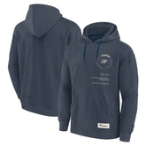 Oklahoma City Thunder Future Ground Info Elements Premium Pullover Hoodie Blue
