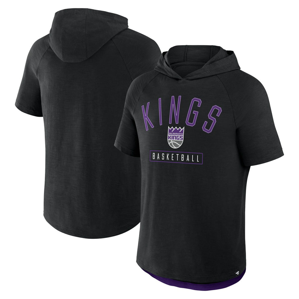 Sacramento Kings Pass Legend Raglan Hoodie T-Shirt Black