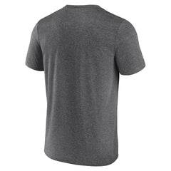 Brooklyn Nets Logo Athletic Block Practice Performance T-Shirt Heather Charcoal