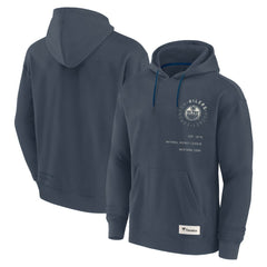 NHL Edmonton Oilers Fanatics Future Ground Info Pullover Hoodie - Navy