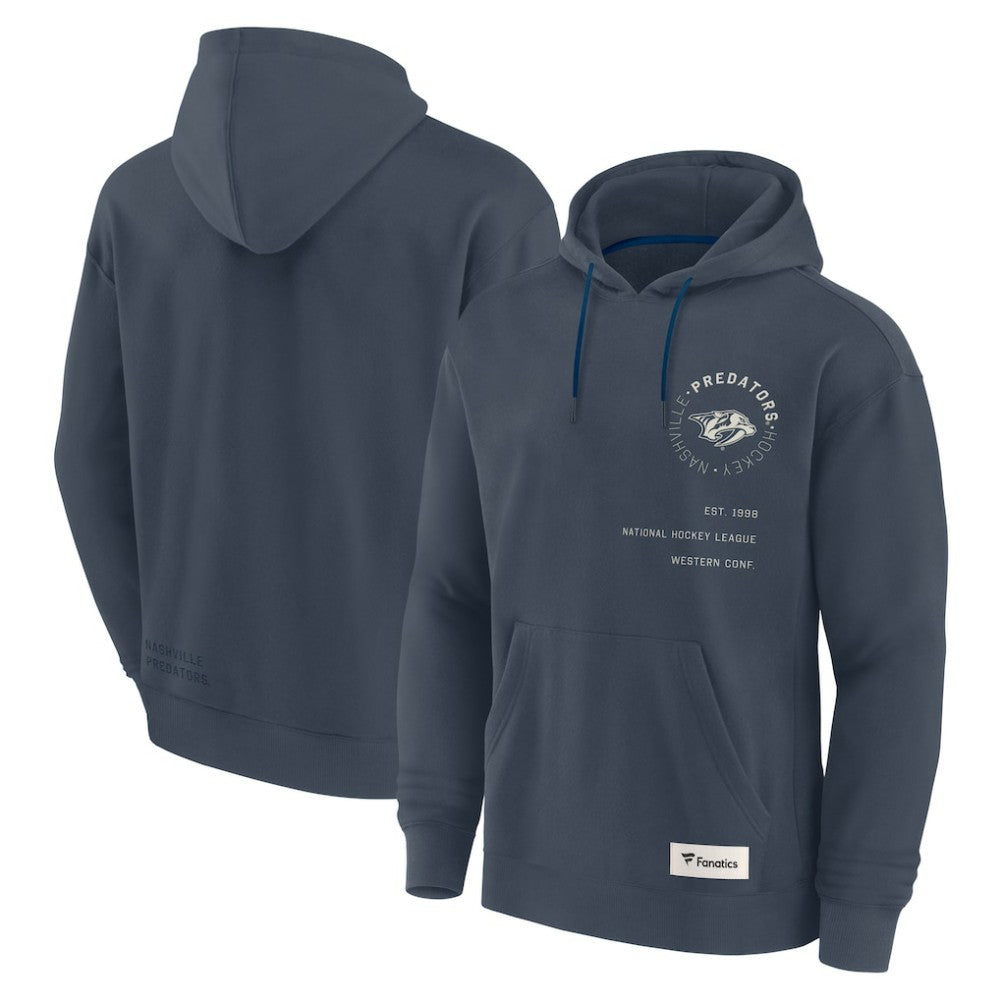 NHL Nashville Predators Fanatics Future Ground Info Pullover Hoodie - Navy