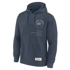NHL Columbus Blue Jackets Fanatics Future Ground Info Pullover Hoodie - Navy