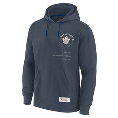 NHL Toronto Maple Leafs Fanatics Future Ground Info Pullover Hoodie - Navy