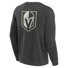 NHL Vegas Golden Knights Fanatics Elements Future Ground Lettering Pullover Sweatshirt - Charcoal