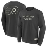 NHL Philadelphia Flyers Fanatics Elements Future Ground Lettering Pullover Sweatshirt - Charcoal