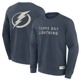NHL Tampa Bay Lightning Fanatics Elements Future Ground Lettering Pullover Sweatshirt - Blue