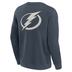 NHL Tampa Bay Lightning Fanatics Elements Future Ground Lettering Pullover Sweatshirt - Blue