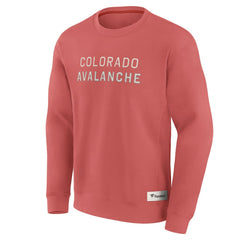 NHL Colorado Avalanche Fanatics Elements Future Ground Lettering Pullover Sweatshirt - Red