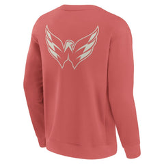 NHL Washington Capitals Fanatics Elements Future Ground Lettering Pullover Sweatshirt - Red