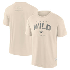 NHL Minnesota Wild Fanatics Elements Weathered Tonal Future Ground T-Shirt - Cream