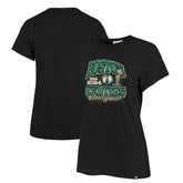 Boston Celtics '47 Women's 2024 NBA Finals Champions Plus Size Trophy Franklin T-Shirt Black