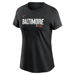 Gunnar Henderson Baltimore Orioles Nike Women's 2024 City Connect Fuse Player Name & Number T-Shirt - Black T-shirts