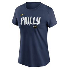 Trea Turner Philadelphia Phillies Nike Women's 2024 City Connect Fuse Player Name & Number T-Shirt - Royal T-shirts