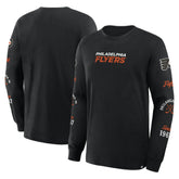 NHL Philadelphia Flyers Fanatics Boxed In Legacy Long Sleeve T-Shirt - Black
