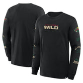 NHL Minnesota Wild Fanatics Boxed In Legacy Long Sleeve T-Shirt - Black