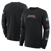 NHL Colorado Avalanche Fanatics Boxed In Legacy Long Sleeve T-Shirt - Black