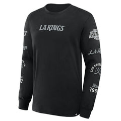 NHL Los Angeles Kings Fanatics Boxed In Legacy Long Sleeve T-Shirt - Black