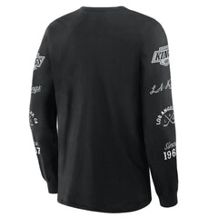 NHL Los Angeles Kings Fanatics Boxed In Legacy Long Sleeve T-Shirt - Black