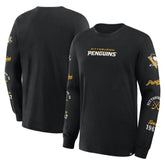 NHL Pittsburgh Penguins Fanatics Boxed In Legacy Long Sleeve T-Shirt - Black