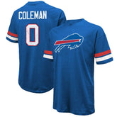 Keon Coleman Buffalo Bills Majestic Threads Name & Number Oversized Fit T-Shirt Royal