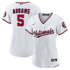 MLB CJ Abrams Washington Nationals Nike Women's Home Replica Player Jersey - White