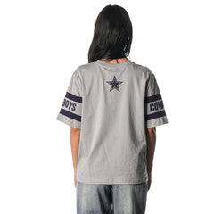 Dallas Cowboys The Wild Collective Women's Drop Shoulder T-Shirt Black