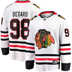 NHL Connor Bedard Chicago Blackhawks Fanatics Breakaway Jersey - White
