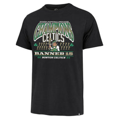 Boston Celtics '47 18-Time NBA Finals Champions Banner Franklin T-Shirt Black