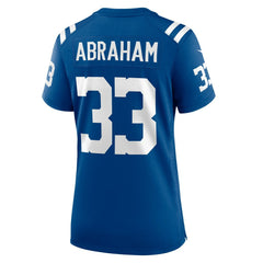 NFL Micah Abraham Indianapolis Colts Women's Game Jersey - Royal