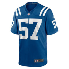 NFL Jaylon Carlies Indianapolis Colts Game Jersey - Royal