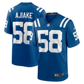 NFL Austin Ajiake Indianapolis Colts Game Jersey - Royal
