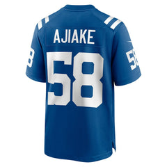 NFL Austin Ajiake Indianapolis Colts Game Jersey - Royal