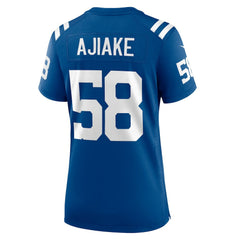NFL Austin Ajiake Indianapolis Colts Women's Game Jersey - Royal