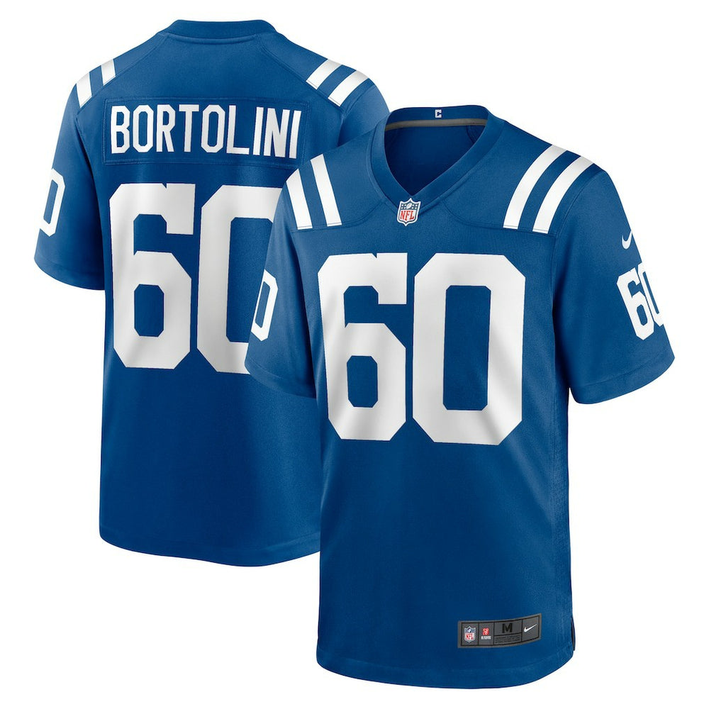 Tanor Bortolini Indianapolis Colts Game Jersey Royal