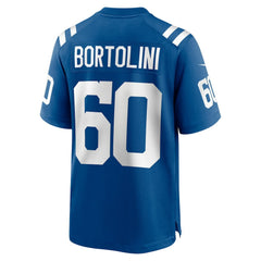 NFL Tanor Bortolini Indianapolis Colts Game Jersey - Royal