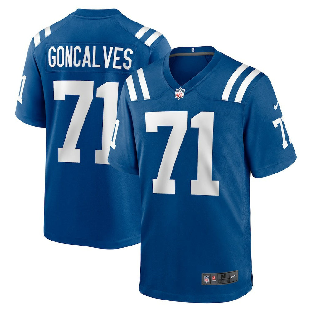 NFL Matt Goncalves Indianapolis Colts Game Jersey - Royal