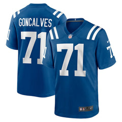 NFL Matt Goncalves Indianapolis Colts Game Jersey - Royal