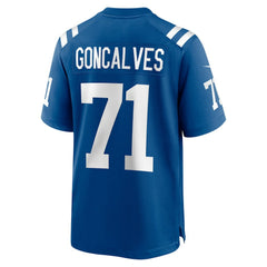 NFL Matt Goncalves Indianapolis Colts Game Jersey - Royal