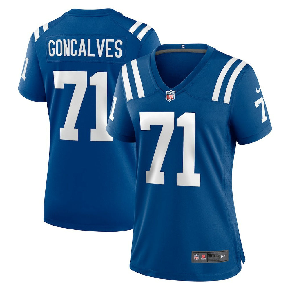 NFL Matt Goncalves Indianapolis Colts Women's Game Jersey - Royal
