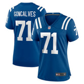 NFL Matt Goncalves Indianapolis Colts Women's Game Jersey - Royal
