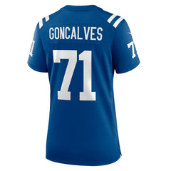 NFL Matt Goncalves Indianapolis Colts Women's Game Jersey - Royal