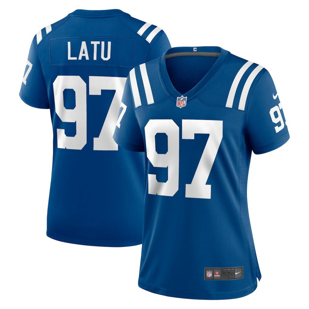 NFL Laiatu Latu Indianapolis Colts Women's Game Jersey - Royal