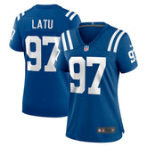 NFL Laiatu Latu Indianapolis Colts Women's Game Jersey - Royal