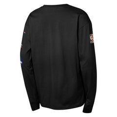 Charlotte Hornets Youth Hardwood Classic All Over Long Sleeve T-Shirt Black