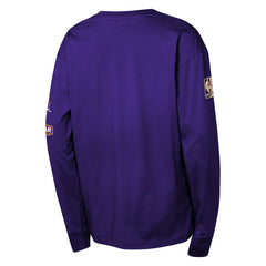 Phoenix Suns Youth Hardwood Classics All Over Long Sleeve T-Shirt Purple