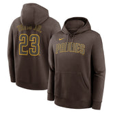Fernando Tatis Jr. San Diego Padres Nike Player Name & Number Club Fleece Pullover Hoodie - Brown Hoodies