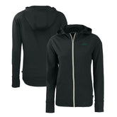 New York Jets Cutter & Buck Women's Primary Logo Daybreak Eco Recycled Full-Zip Hoodie Jacket Black